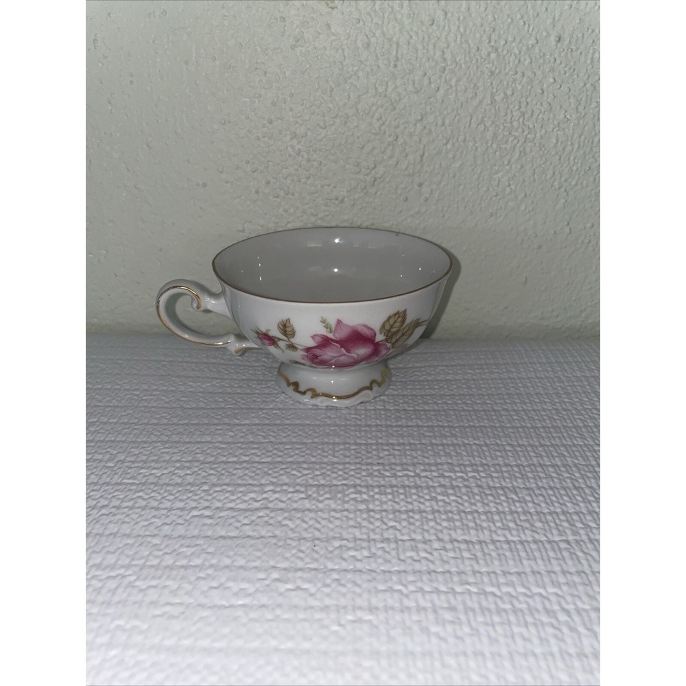 Baveria June Rose Tea Cup Made In Germany.